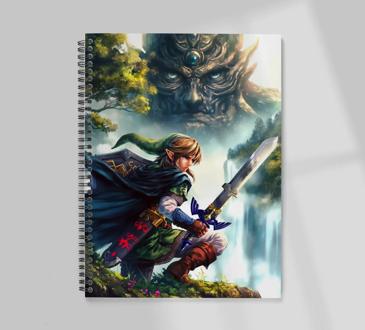 Link The Legend of Zelda spiral notebook by Fleur de Lys