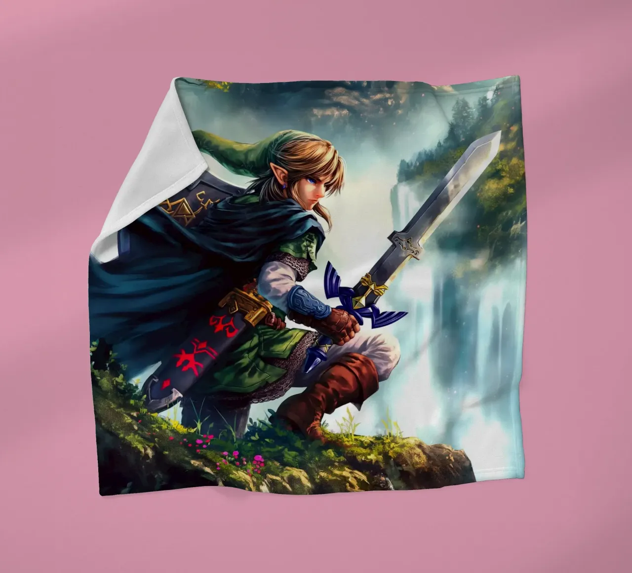 Link La leggenda di Zelda coperta in pile da Fleur de Lys