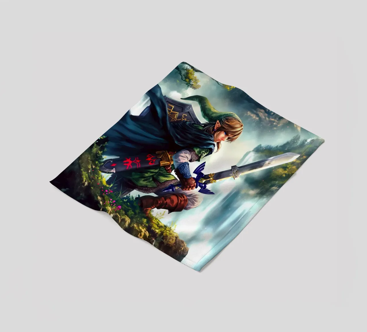 Link La leggenda di Zelda coperta in pile da Fleur de Lys