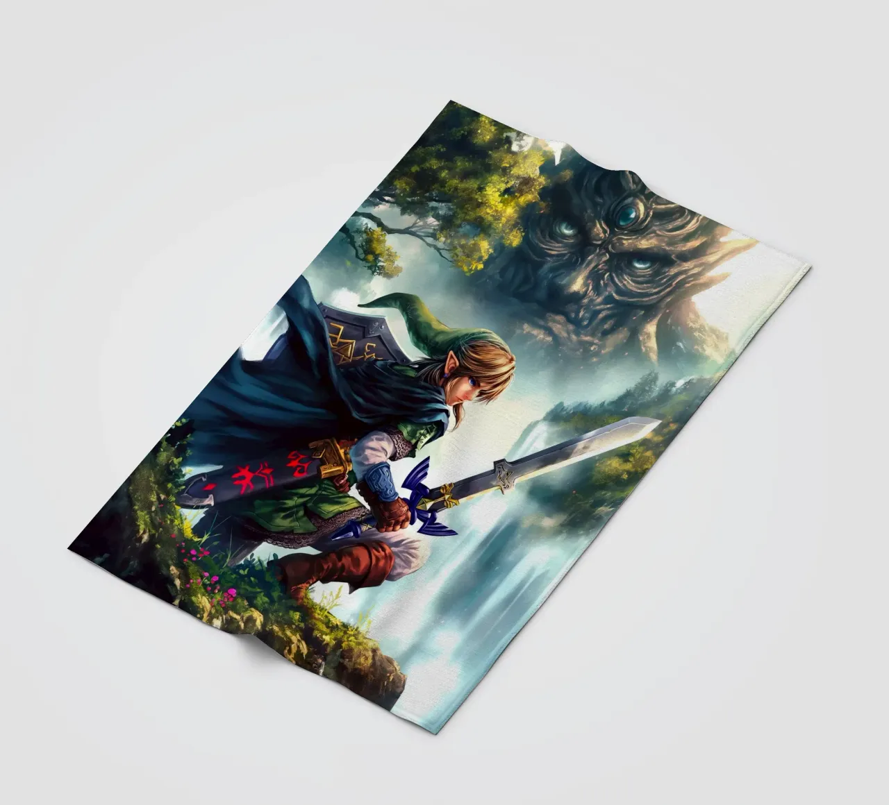 Link La leggenda di Zelda coperta in pile da Fleur de Lys