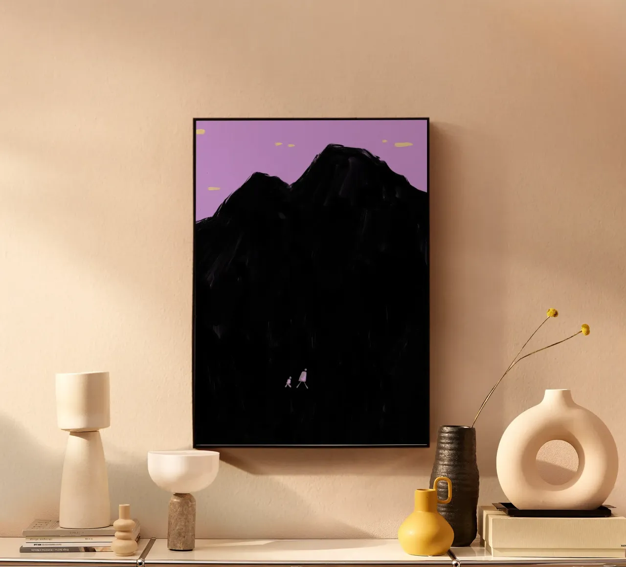 La montagna plexiglass da Johannes Lott Illustration