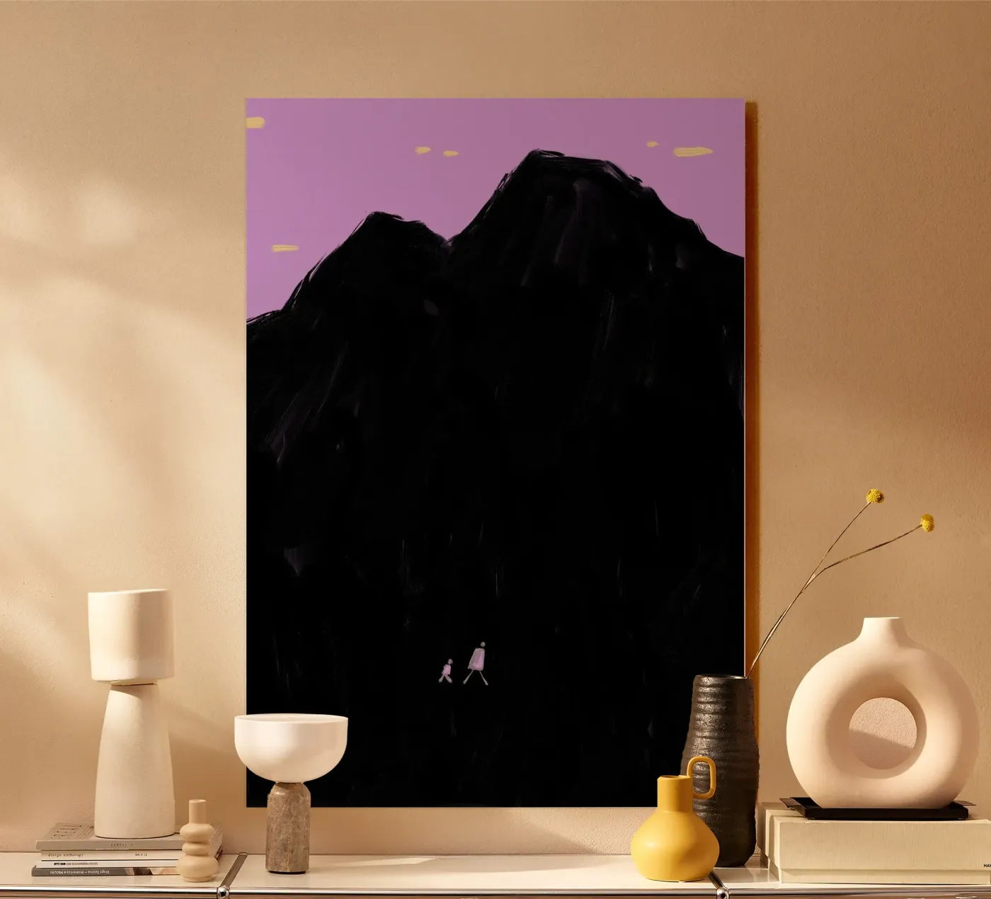 La montagna plexiglass da Johannes Lott Illustration