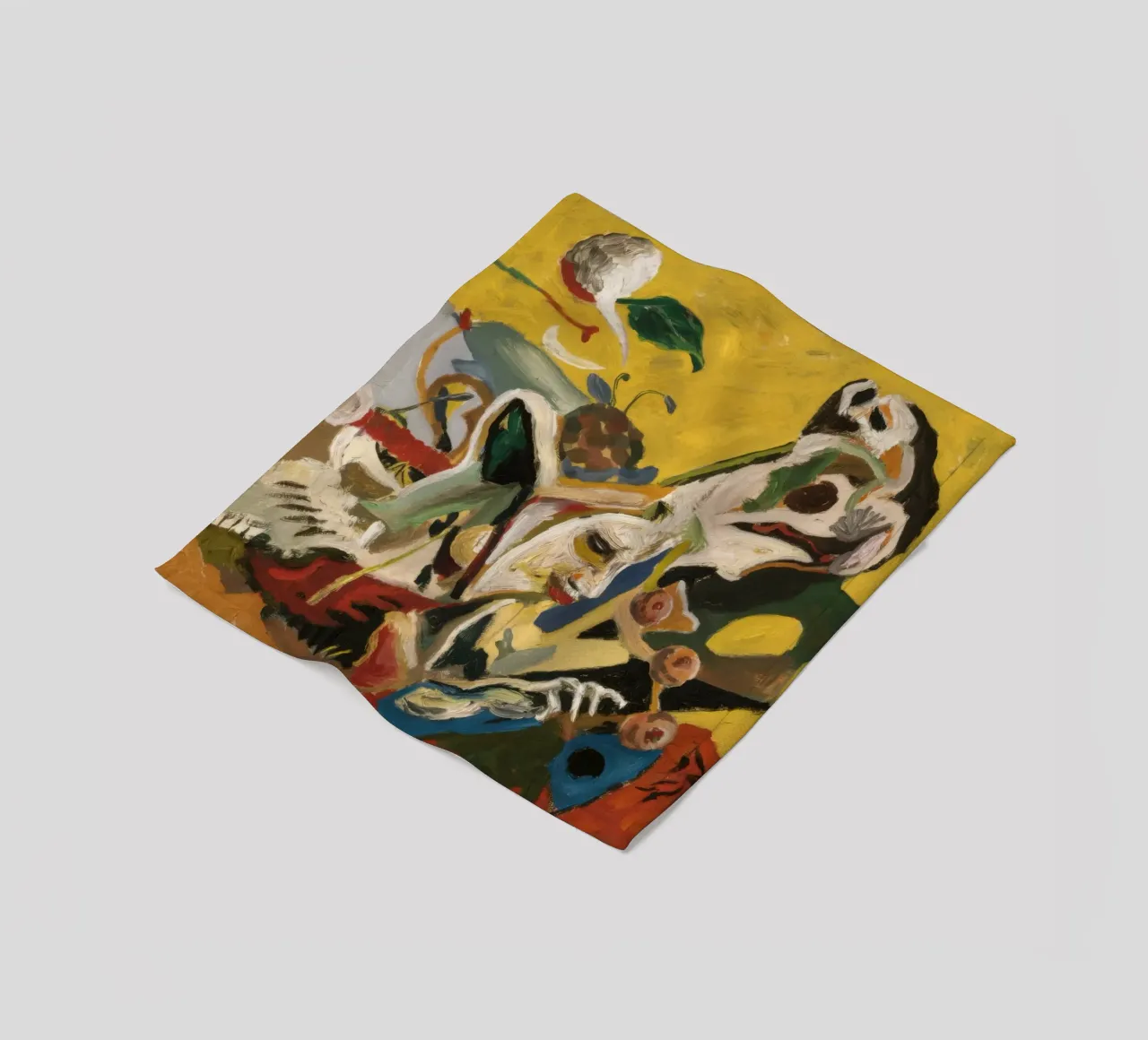 Cosmic Beasts Clash fleece blanket by Obisidian Brush