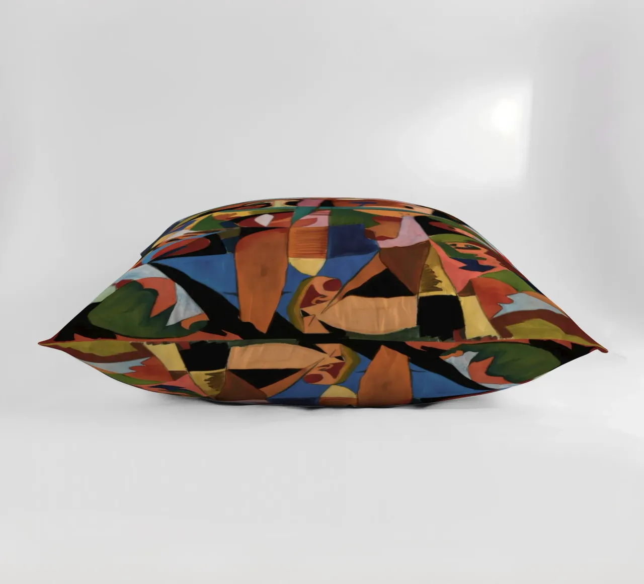 Labyrinthe rituel entrelacé coussin de Obisidian Brush