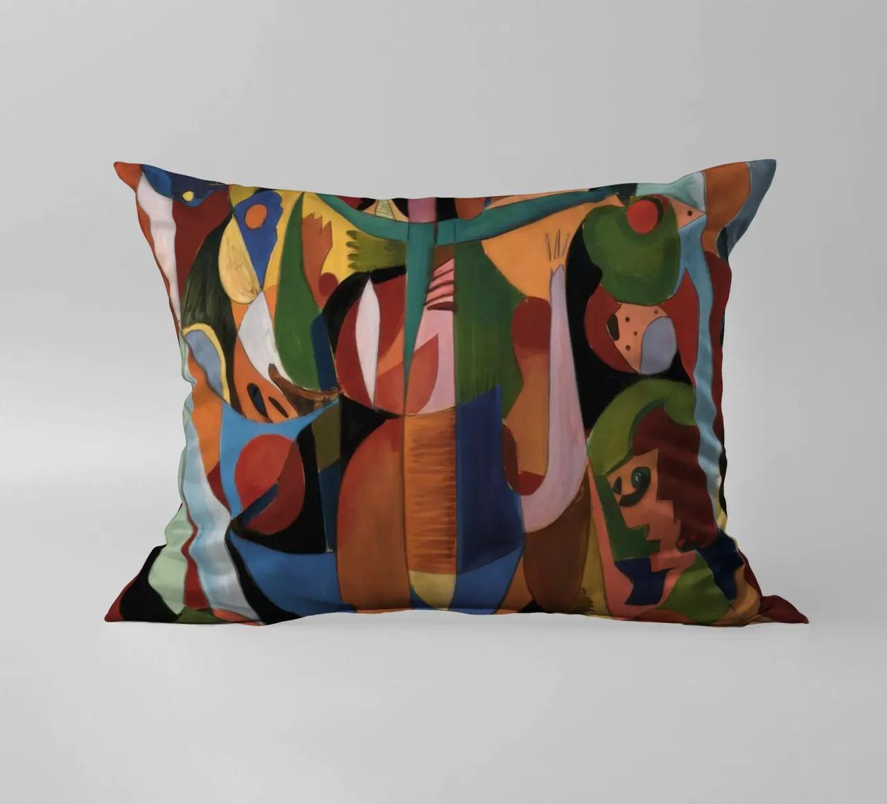 Labyrinthe rituel entrelacé coussin de Obisidian Brush