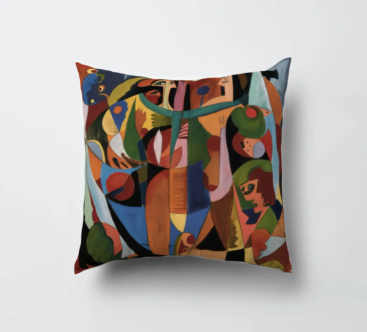 Labyrinthe rituel entrelacé coussin de Obisidian Brush