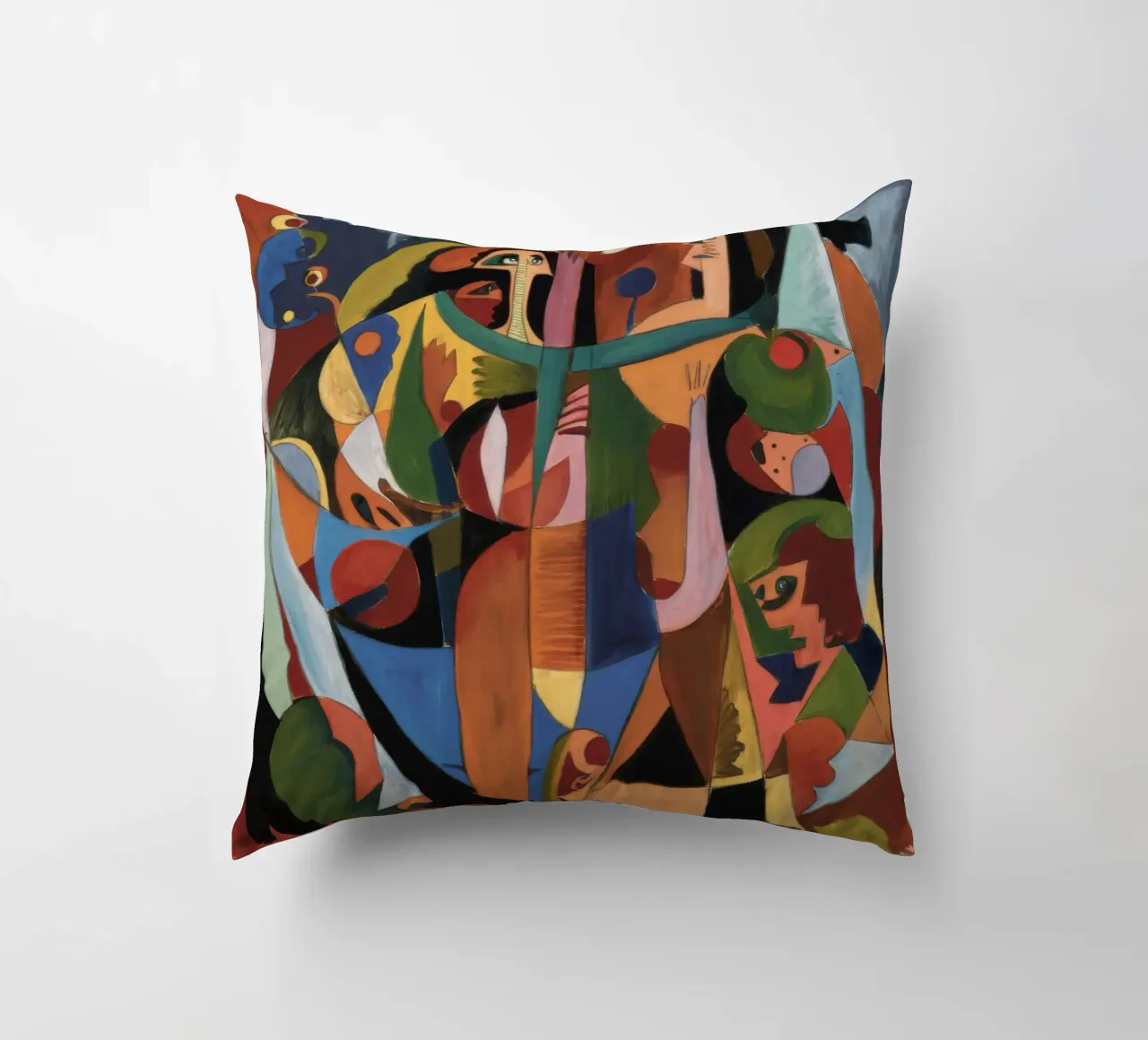 Labyrinthe rituel entrelacé coussin de Obisidian Brush