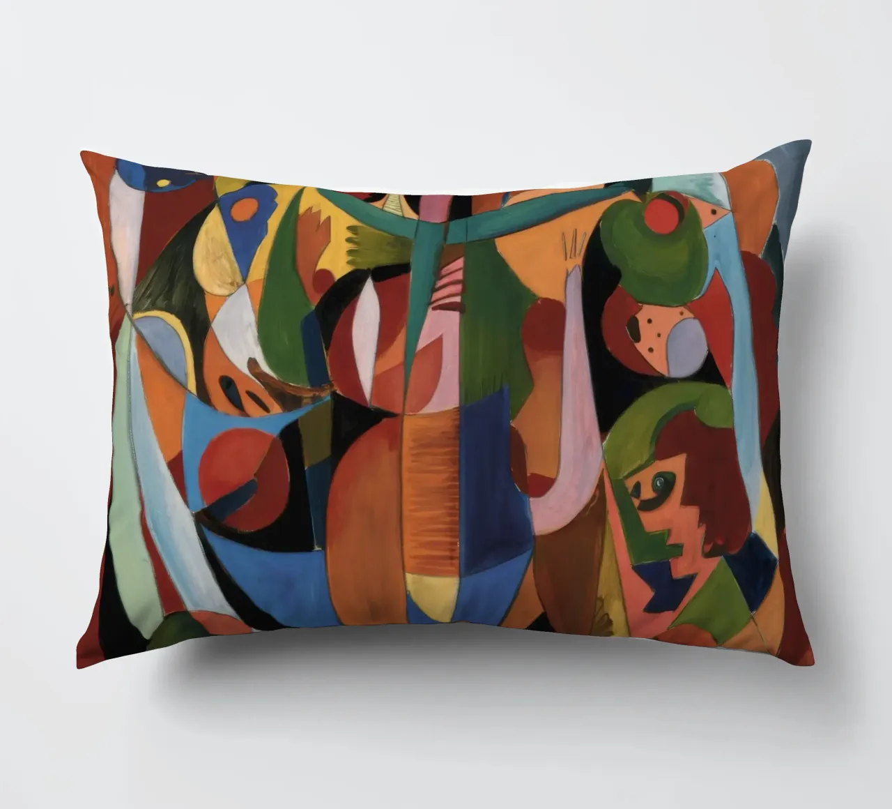 Labyrinthe rituel entrelacé coussin de Obisidian Brush