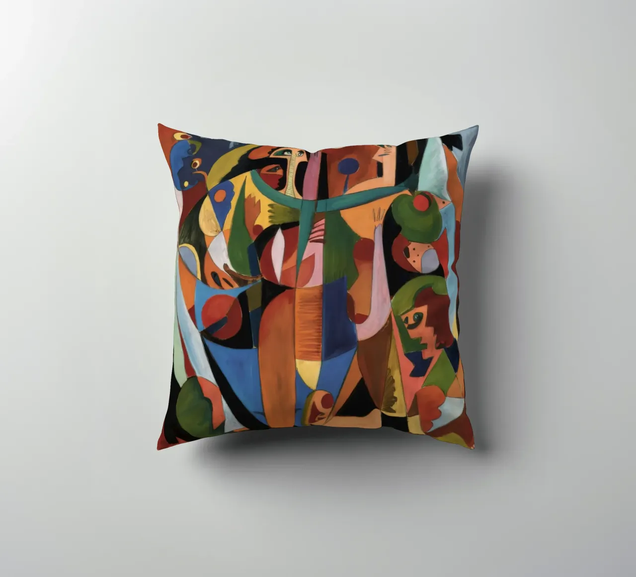 Labyrinthe rituel entrelacé coussin de Obisidian Brush