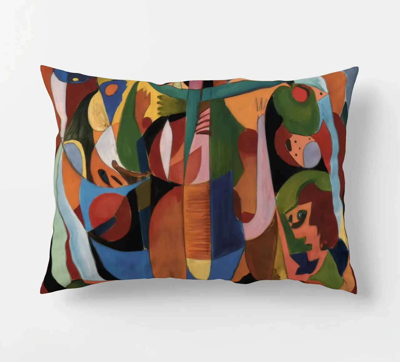 Labyrinthe rituel entrelacé coussin de Obisidian Brush