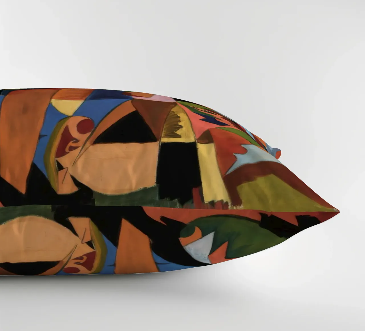 Labyrinthe rituel entrelacé coussin de Obisidian Brush