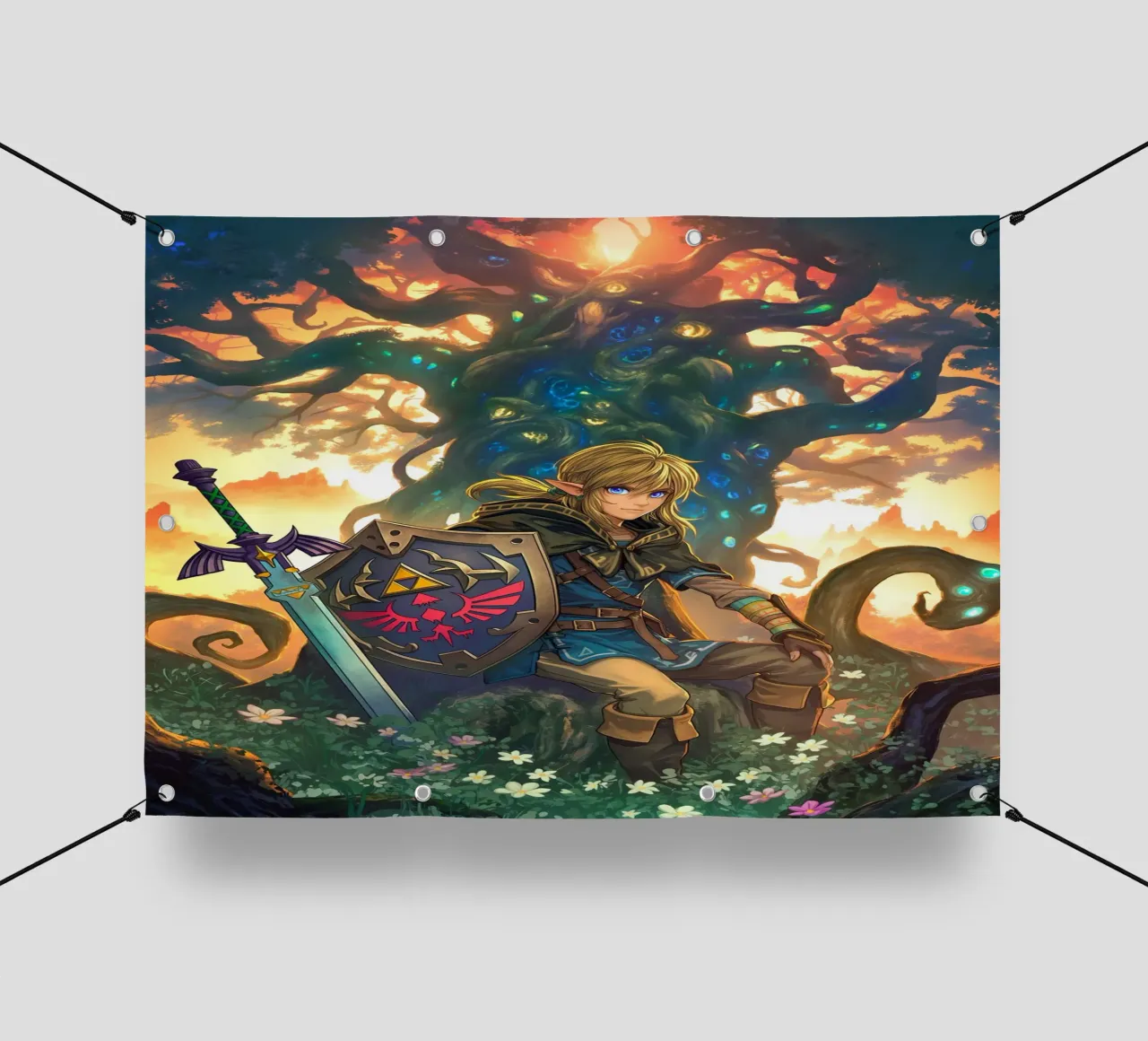 Link La leggenda di Zelda telo in pvc da Fleur de Lys