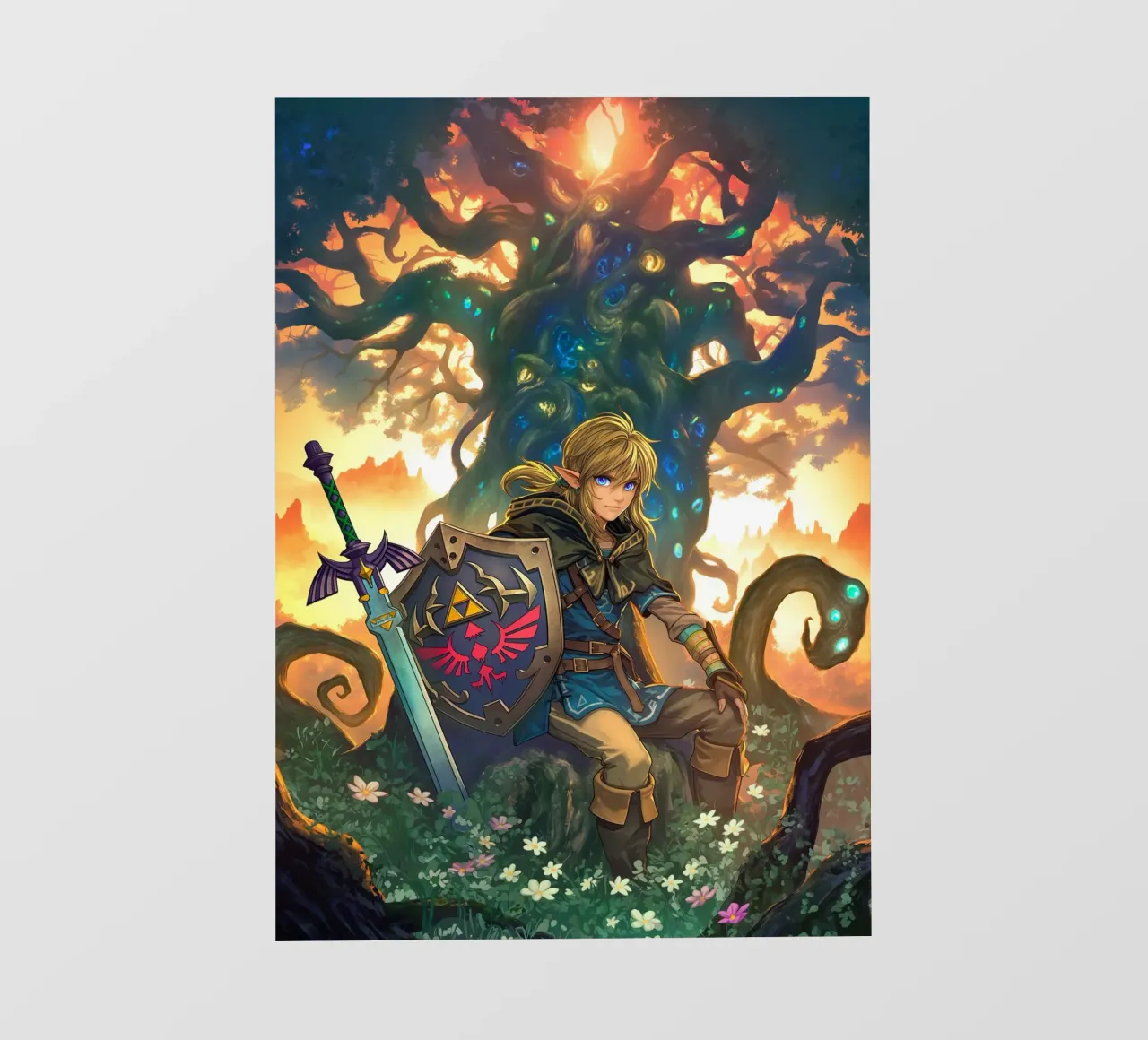 Link La leggenda di Zelda telo in pvc da Fleur de Lys