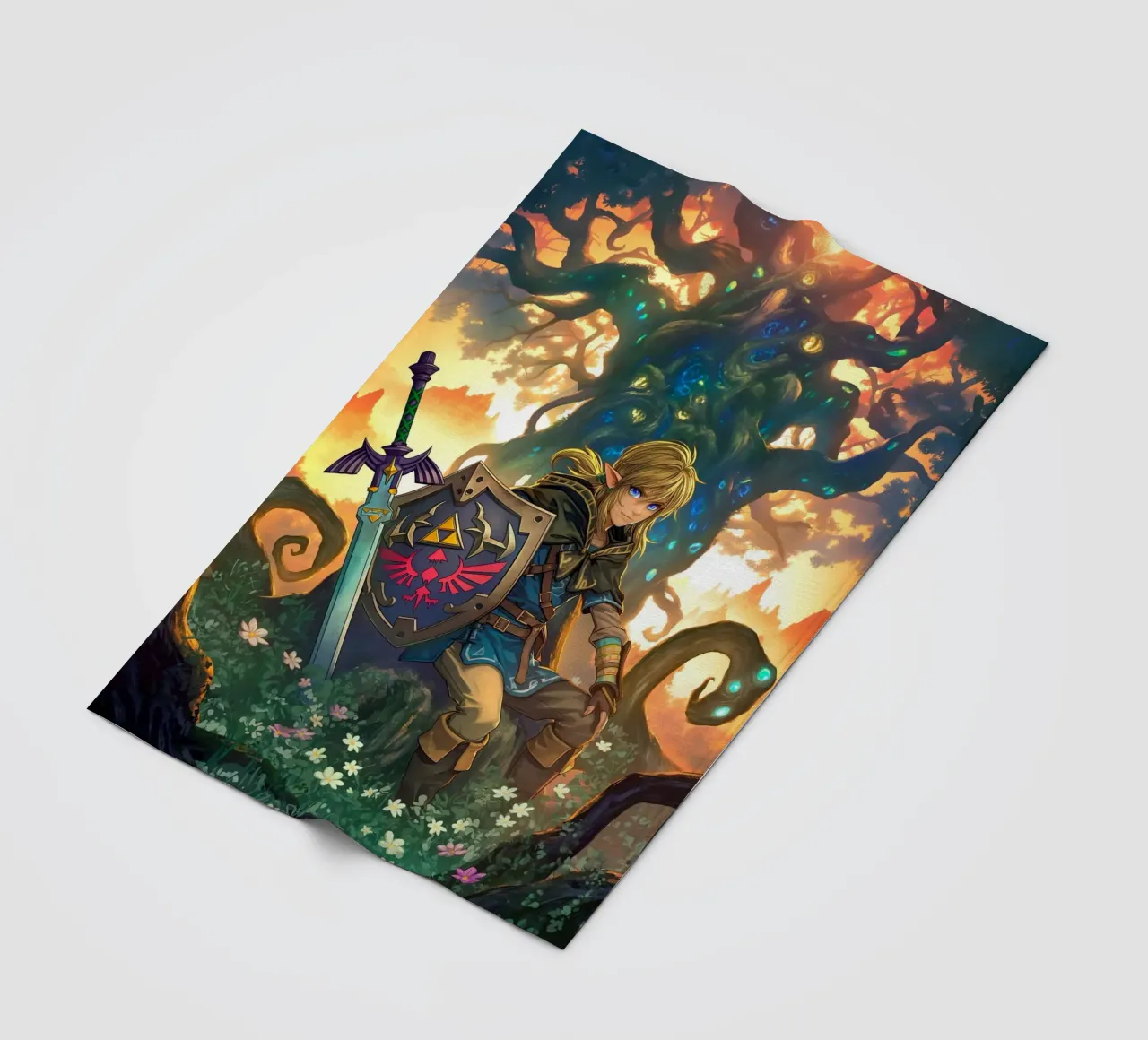 Link La leggenda di Zelda coperta in pile da Fleur de Lys