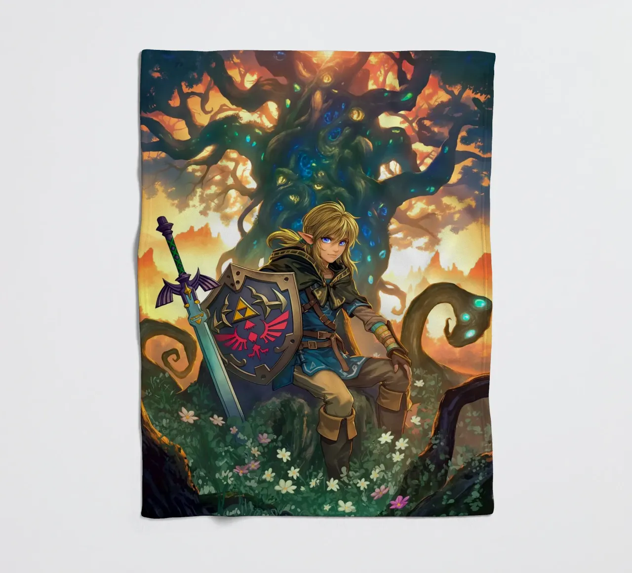 Link La leggenda di Zelda coperta in pile da Fleur de Lys