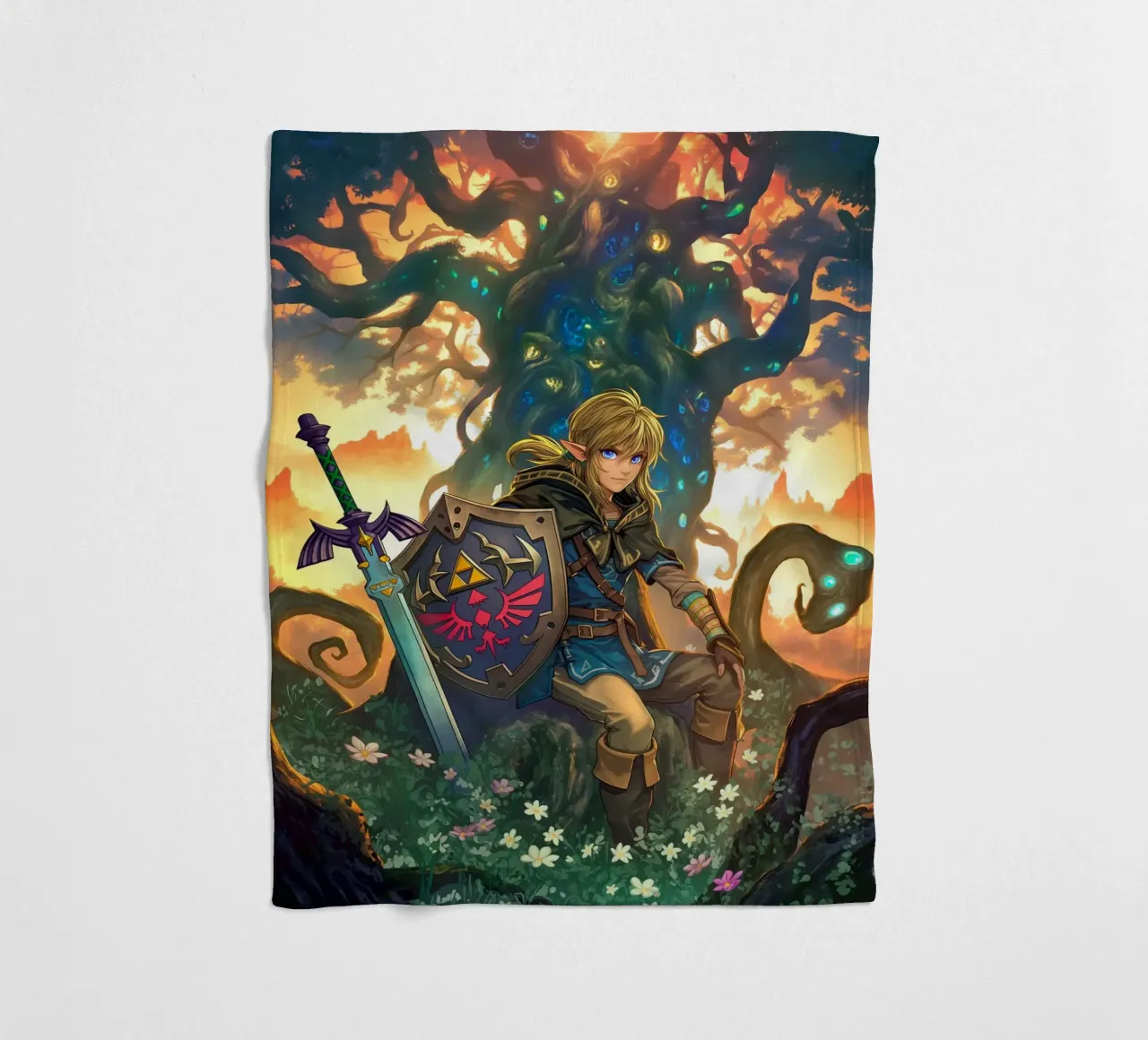 Link La leggenda di Zelda coperta in pile da Fleur de Lys