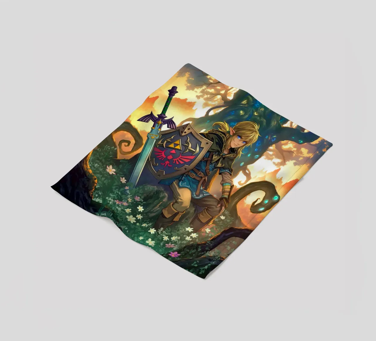 Link La leggenda di Zelda coperta in pile da Fleur de Lys