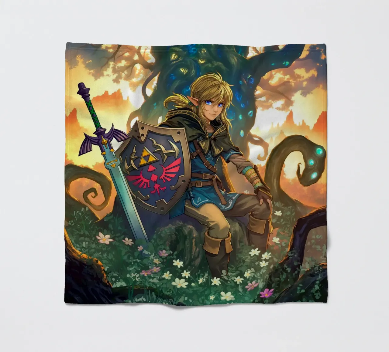 Link La leggenda di Zelda coperta in pile da Fleur de Lys
