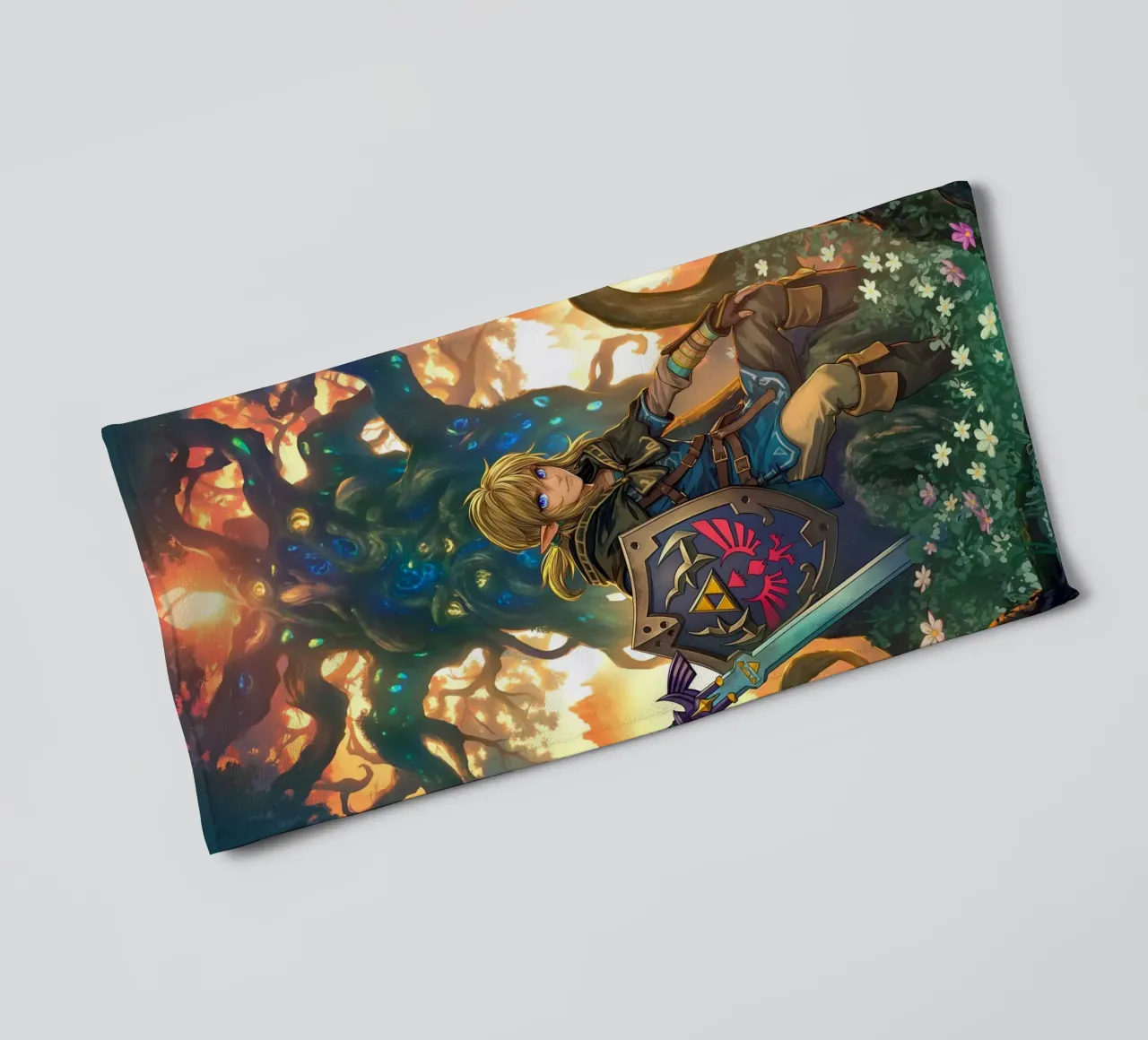 Link The Legend Of Zelda towel by Fleur de Lys