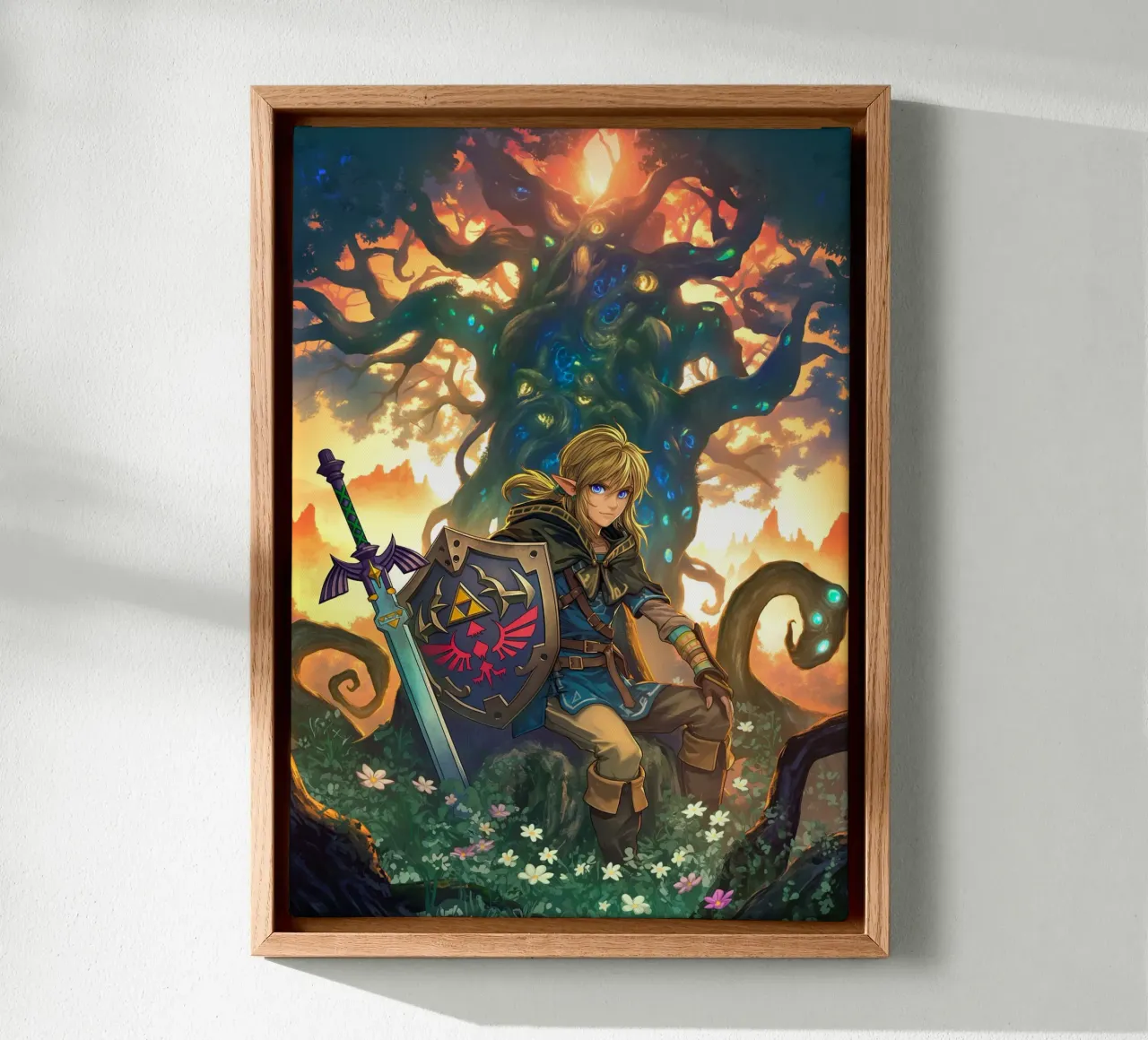 Link The Legend Of Zelda canvas by Fleur de Lys