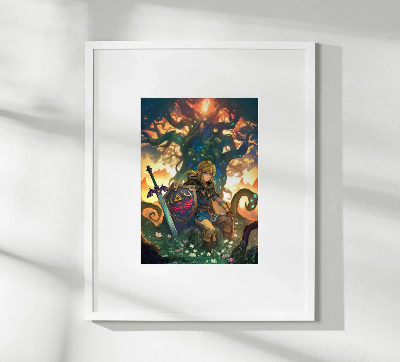 Link La leggenda di Zelda carta hahnemühle da Fleur de Lys