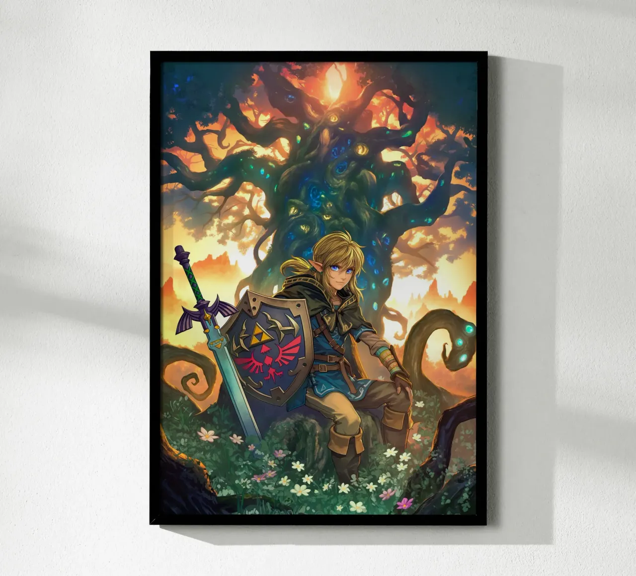 Link La leggenda di Zelda carta hahnemühle da Fleur de Lys