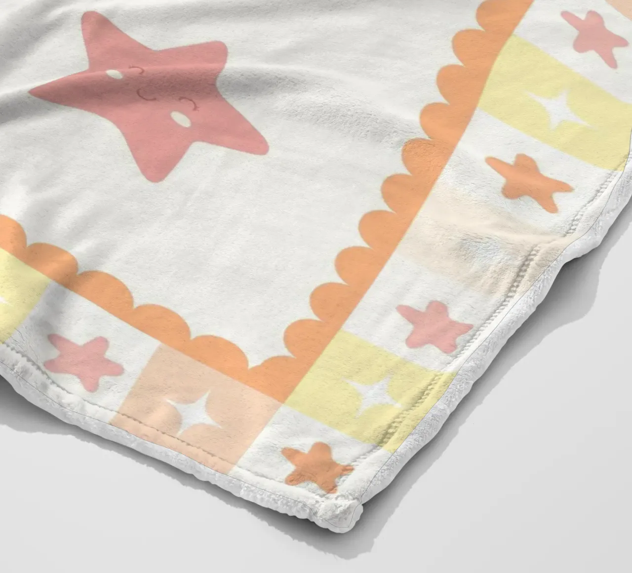 How Wonderful Life Is, Nursery Cute Print fleece blanket by SunshinePrints