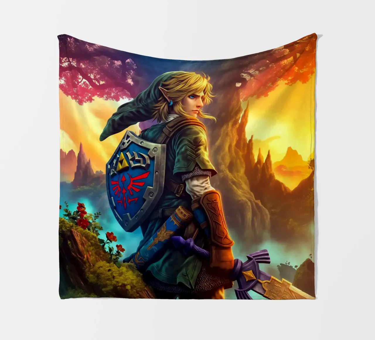 Link La leggenda di Zelda coperta in pile da Fleur de Lys