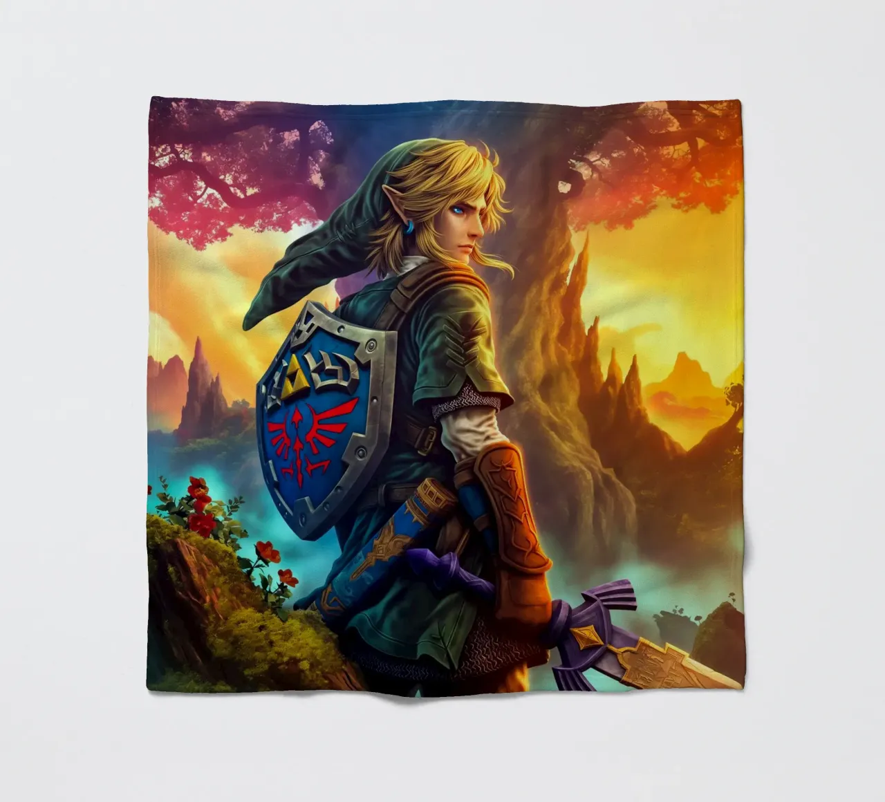 Link La leggenda di Zelda coperta in pile da Fleur de Lys