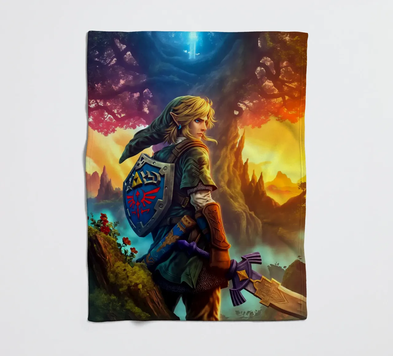 Link La leggenda di Zelda coperta in pile da Fleur de Lys