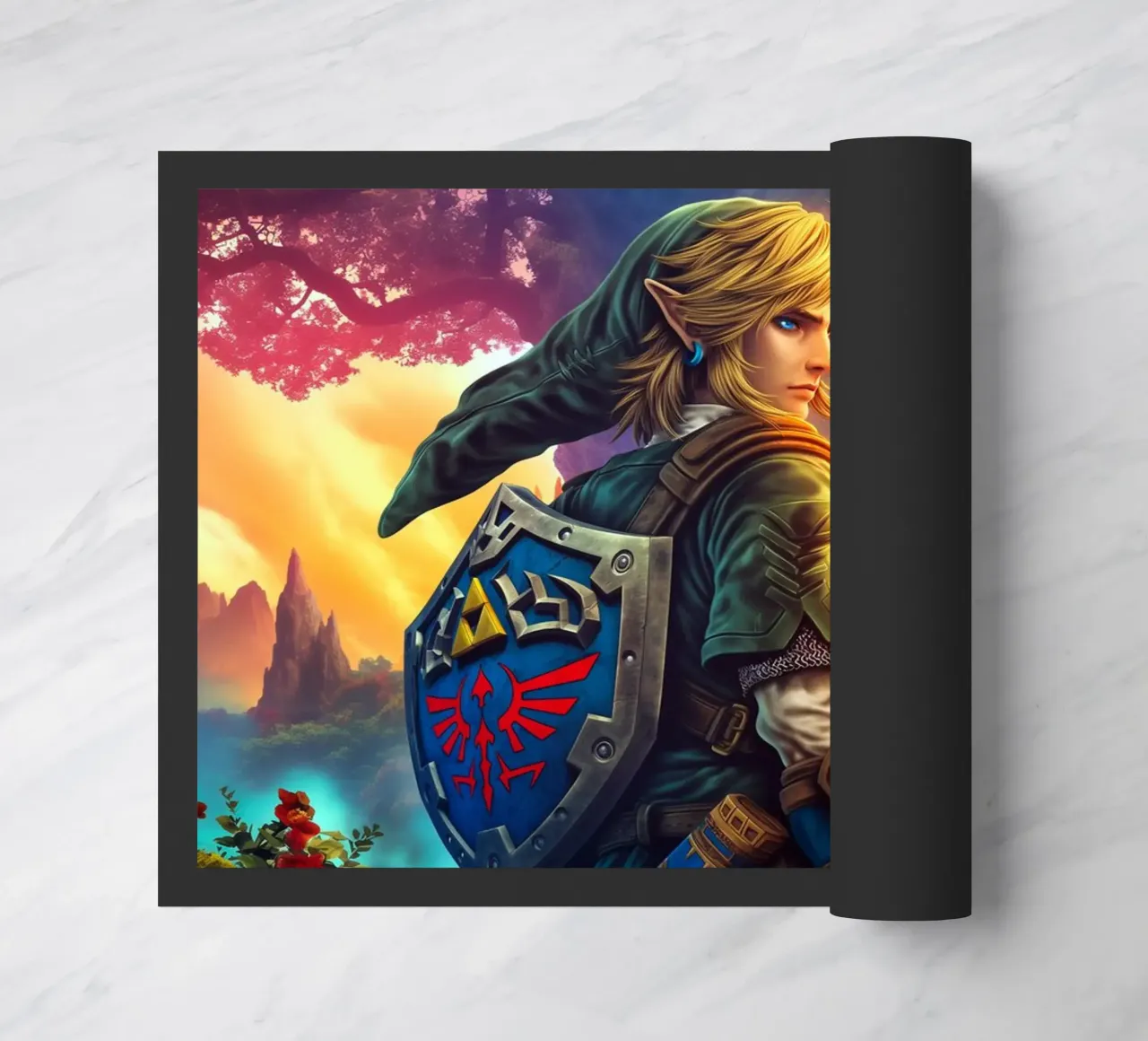 Link La leggenda di Zelda zerbino da Fleur de Lys