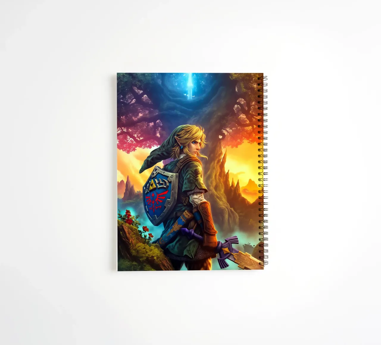 Link The Legend Of Zelda spiral notebook by Fleur de Lys