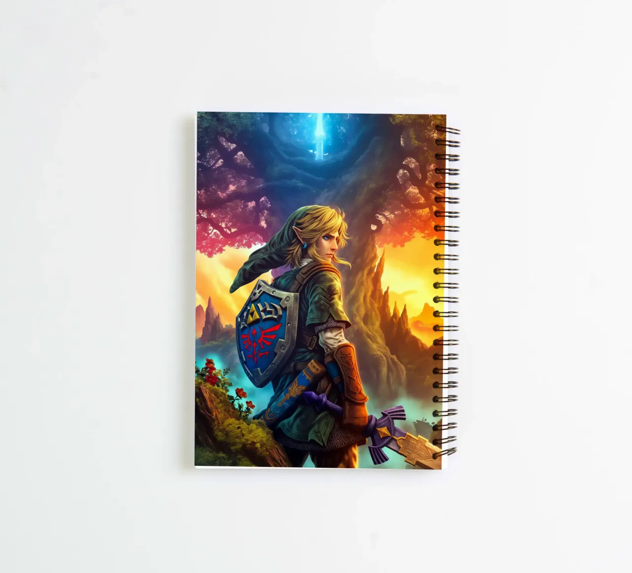 Link The Legend Of Zelda spiral notebook by Fleur de Lys