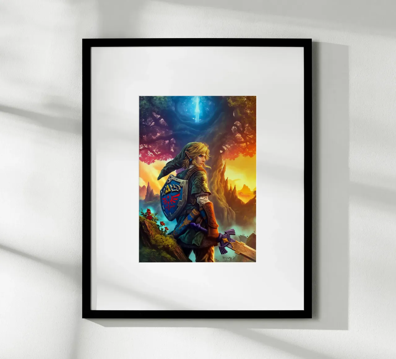 Link La leggenda di Zelda carta hahnemühle da Fleur de Lys
