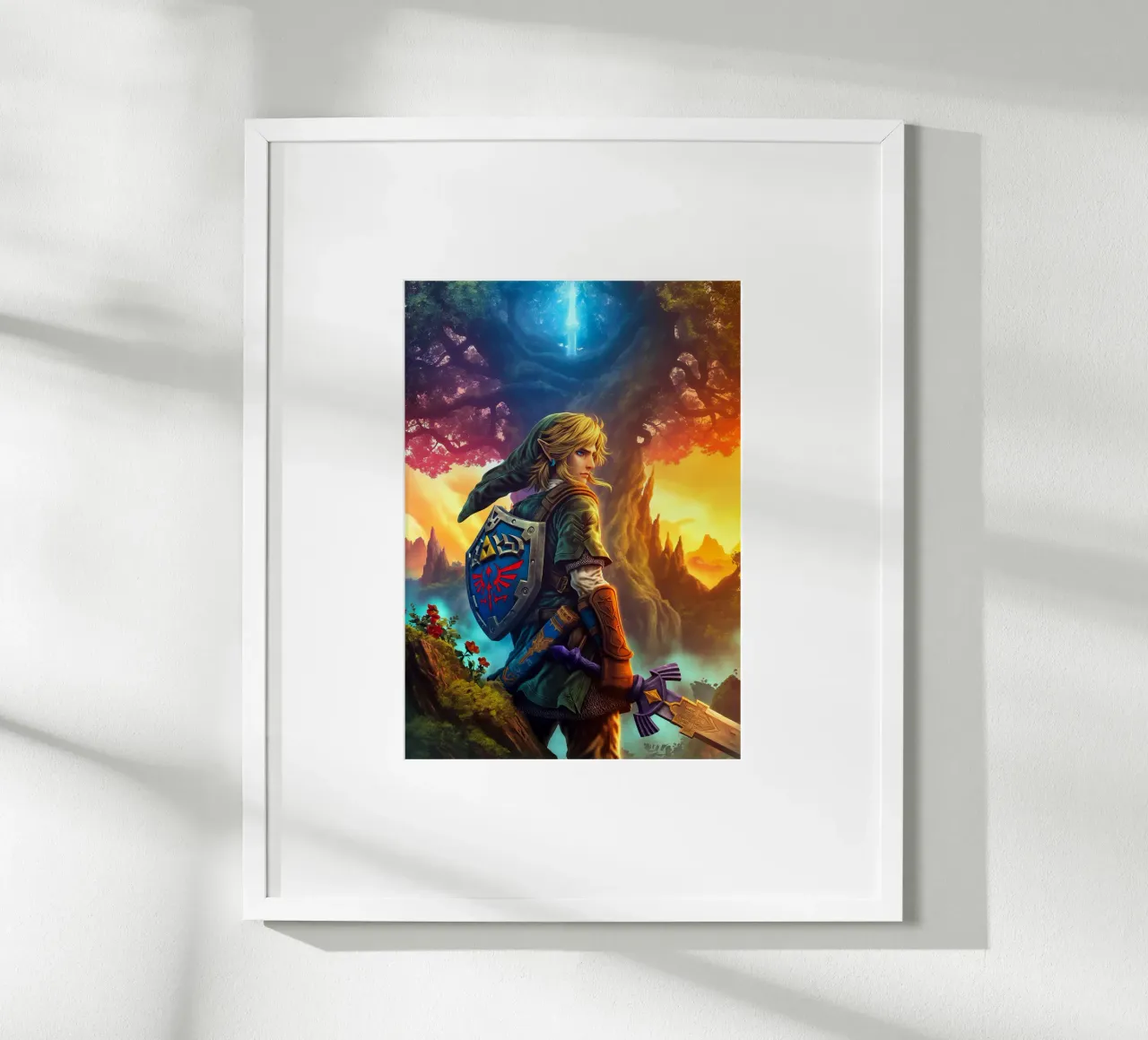 Link La leggenda di Zelda carta hahnemühle da Fleur de Lys