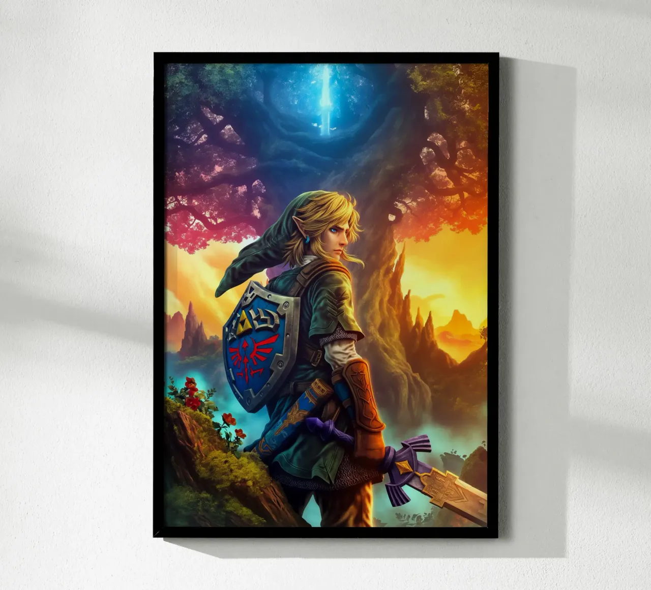 Link La leggenda di Zelda carta hahnemühle da Fleur de Lys