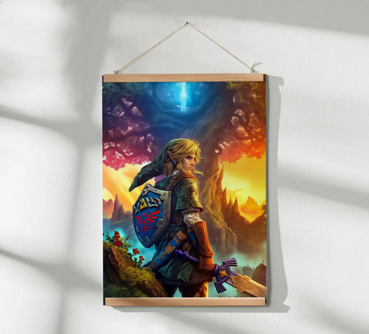 Link La leggenda di Zelda carta hahnemühle da Fleur de Lys