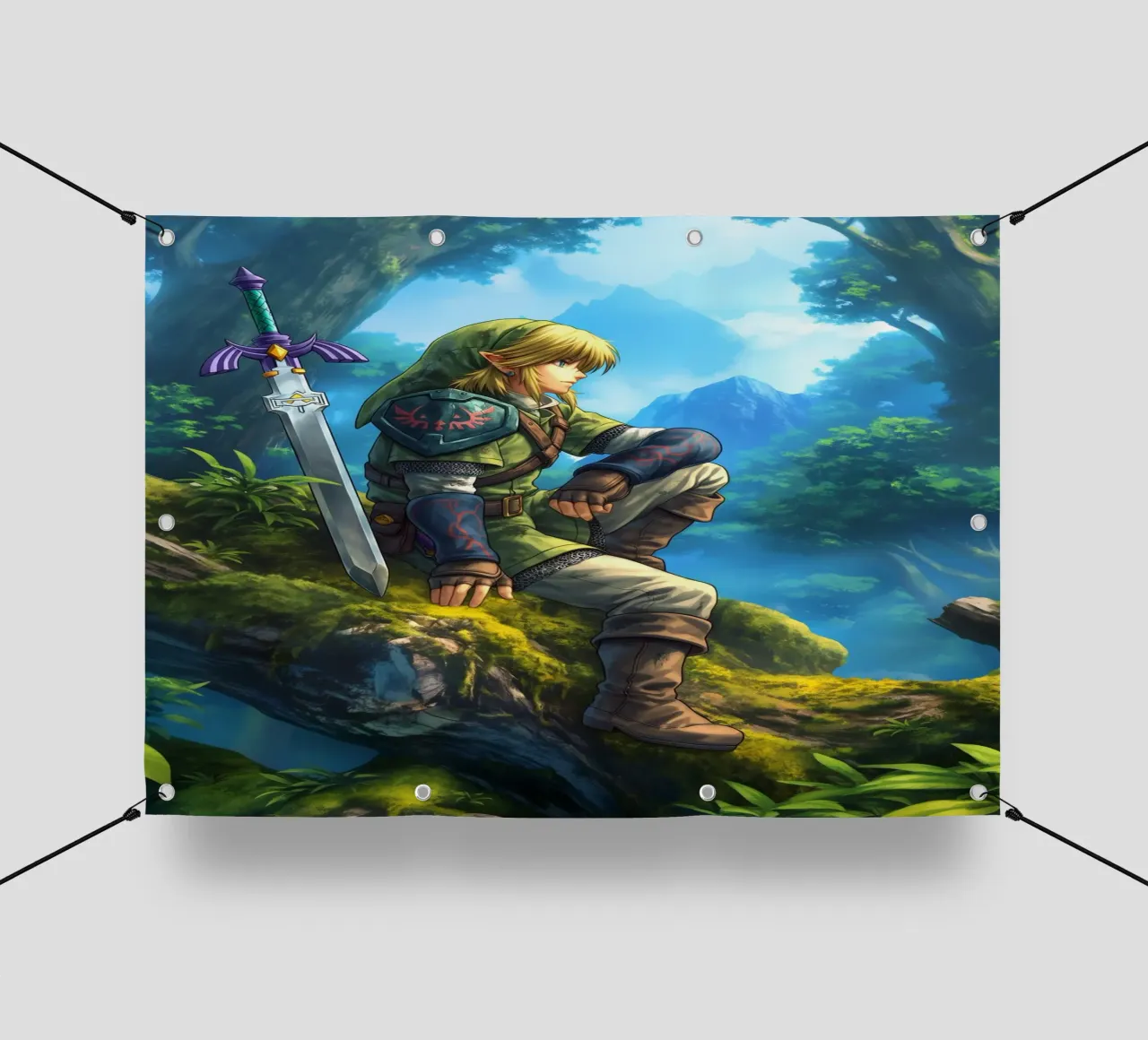 Link La leggenda di Zelda telo in pvc da Fleur de Lys