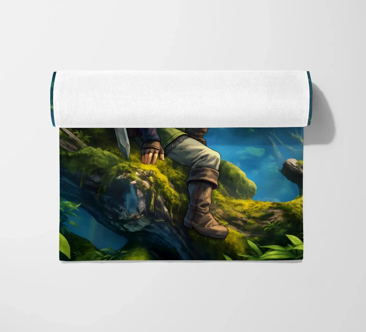 Link La leggenda di Zelda telo mare da Fleur de Lys