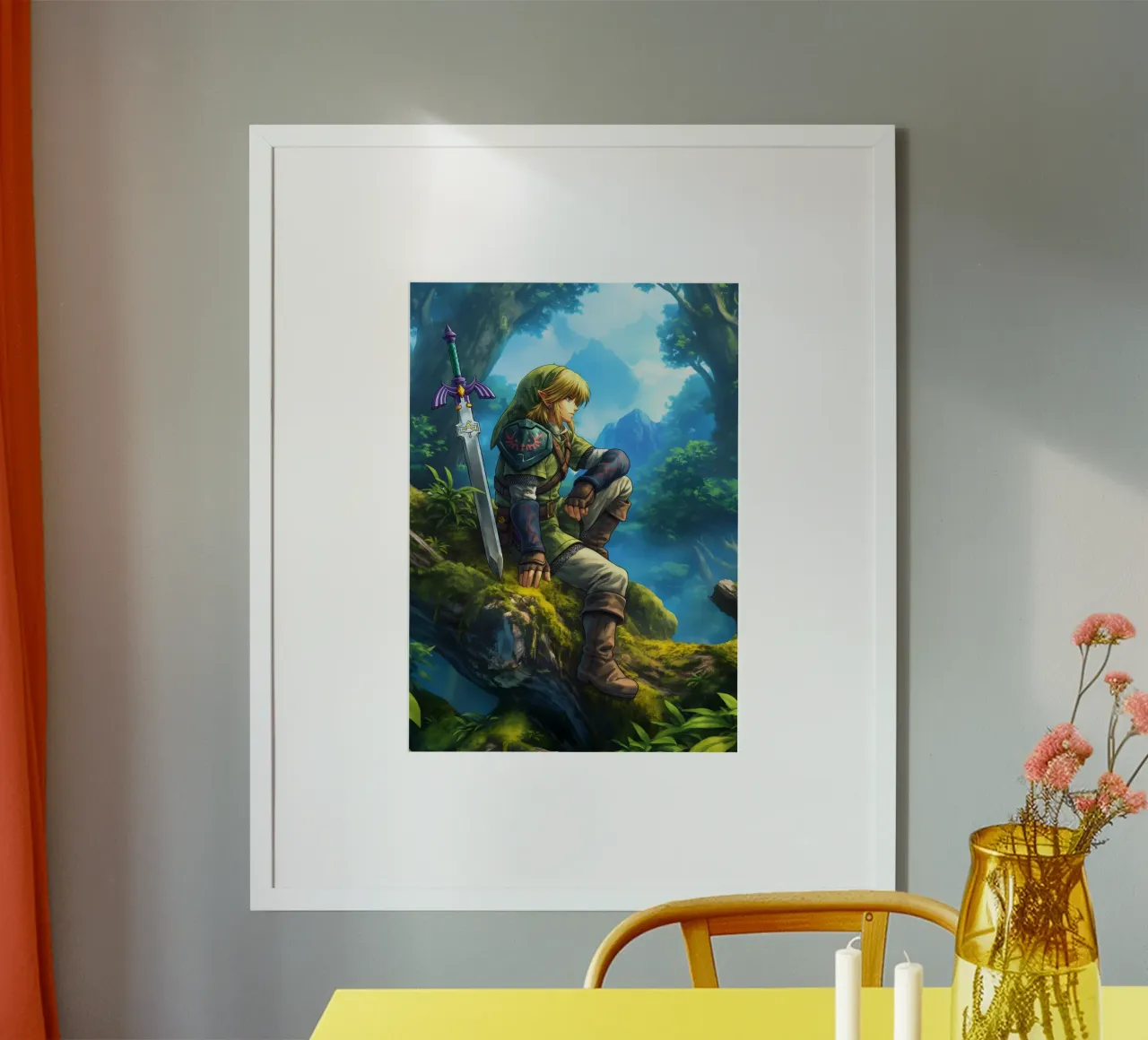 Link La leggenda di Zelda poster da Fleur de Lys