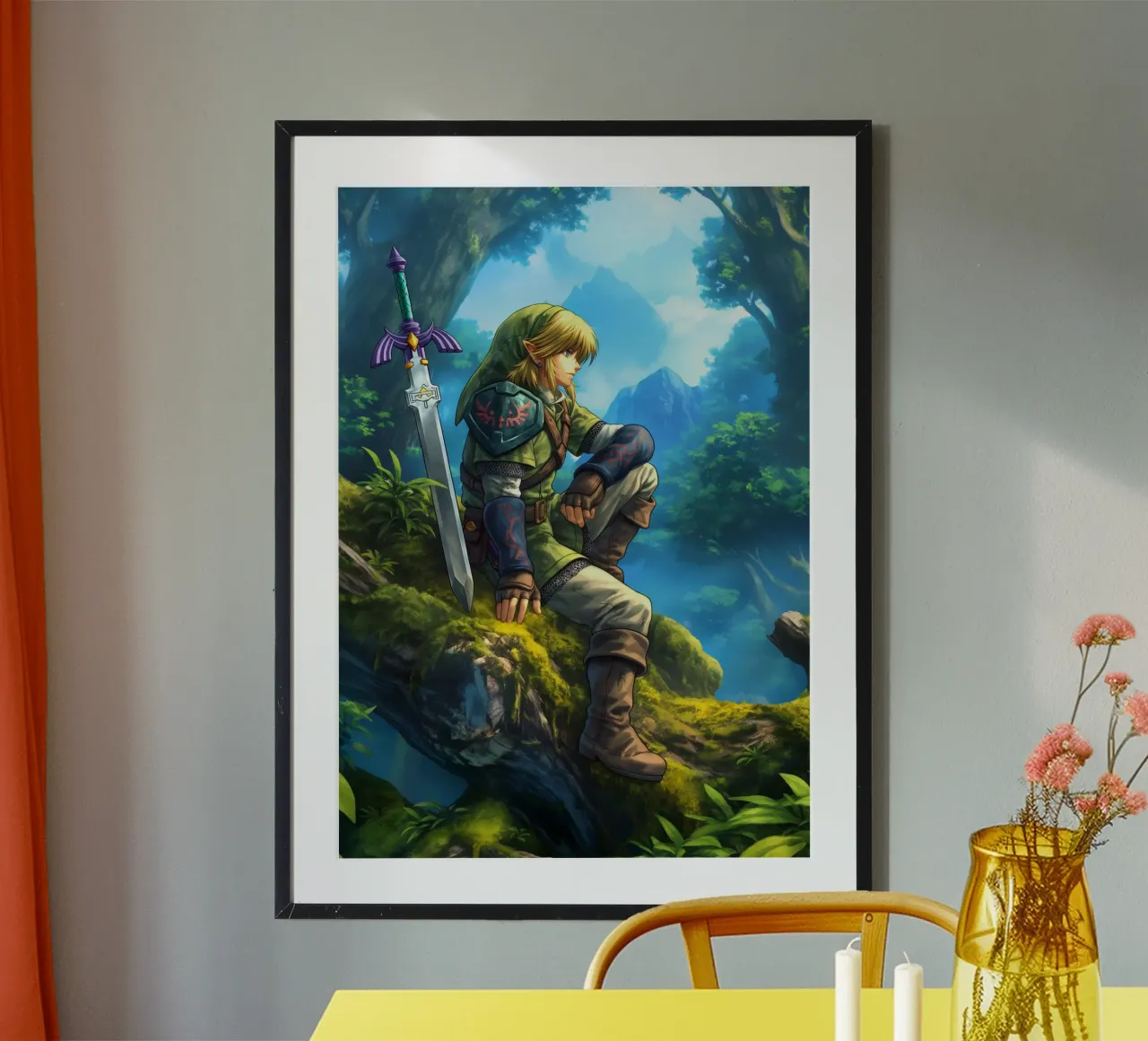 Link La leggenda di Zelda poster da Fleur de Lys