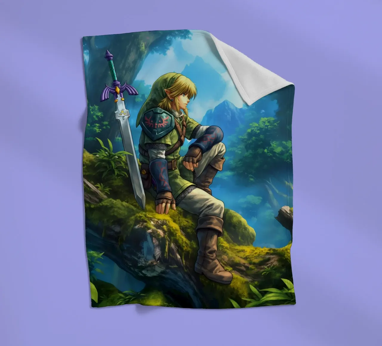 Link La leggenda di Zelda coperta in pile da Fleur de Lys