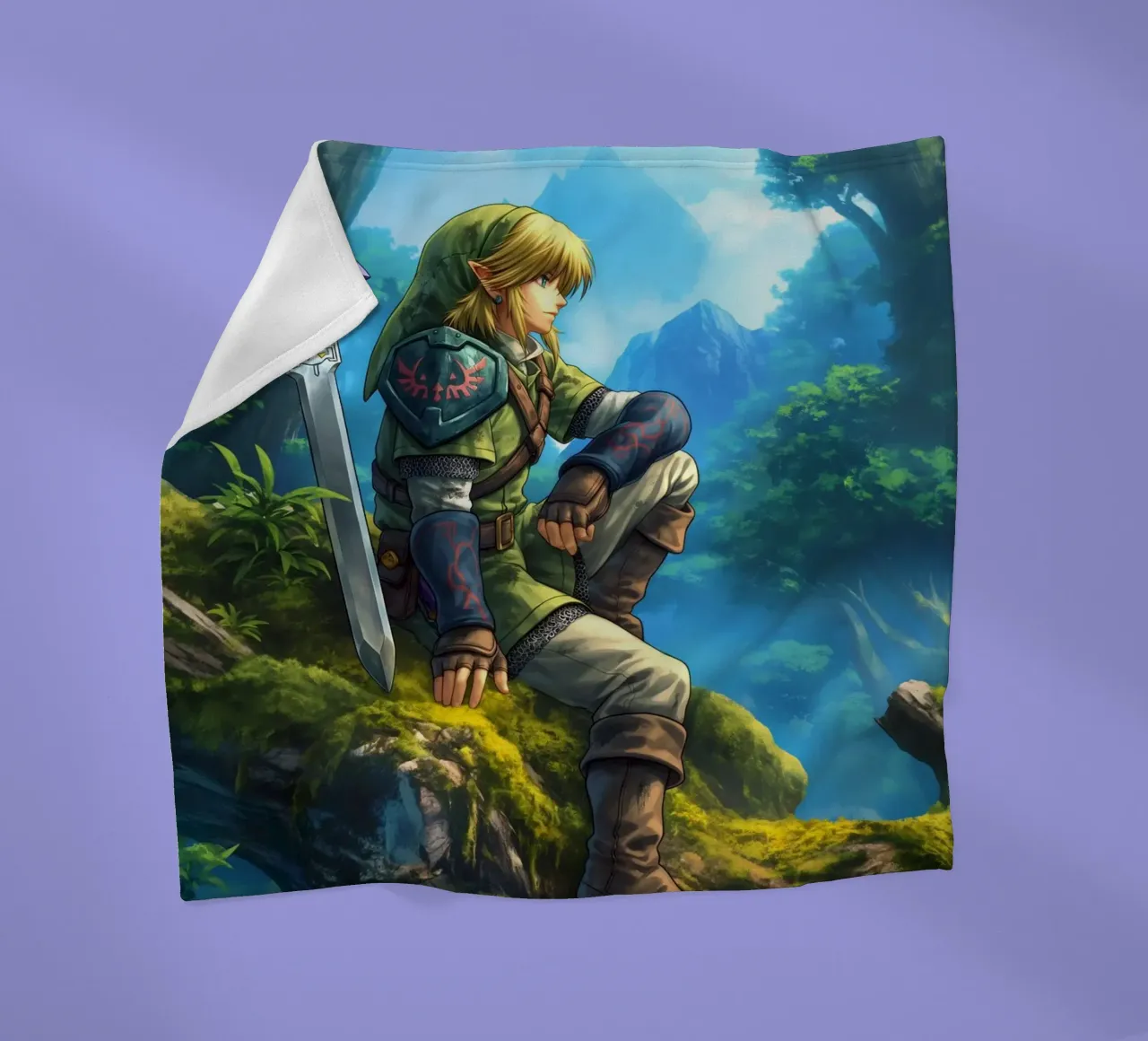 Link La leggenda di Zelda coperta in pile da Fleur de Lys