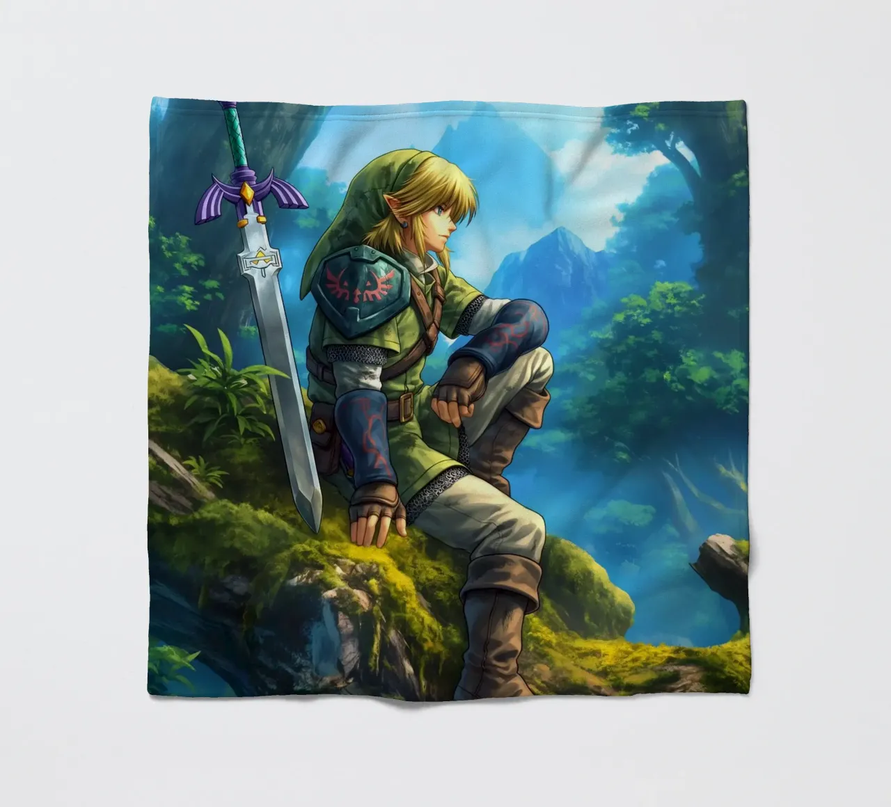Link La leggenda di Zelda coperta in pile da Fleur de Lys