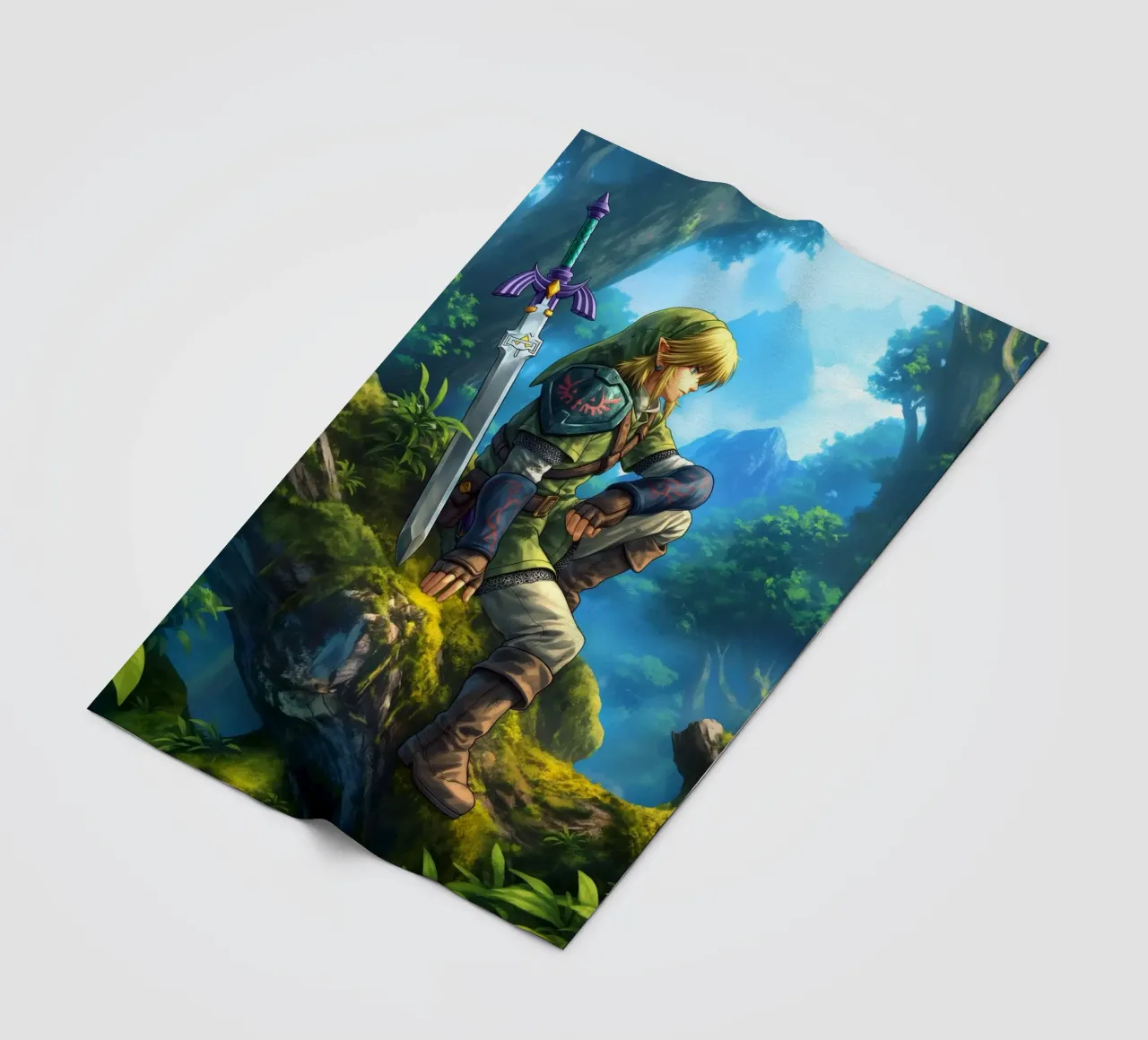 Link La leggenda di Zelda coperta in pile da Fleur de Lys