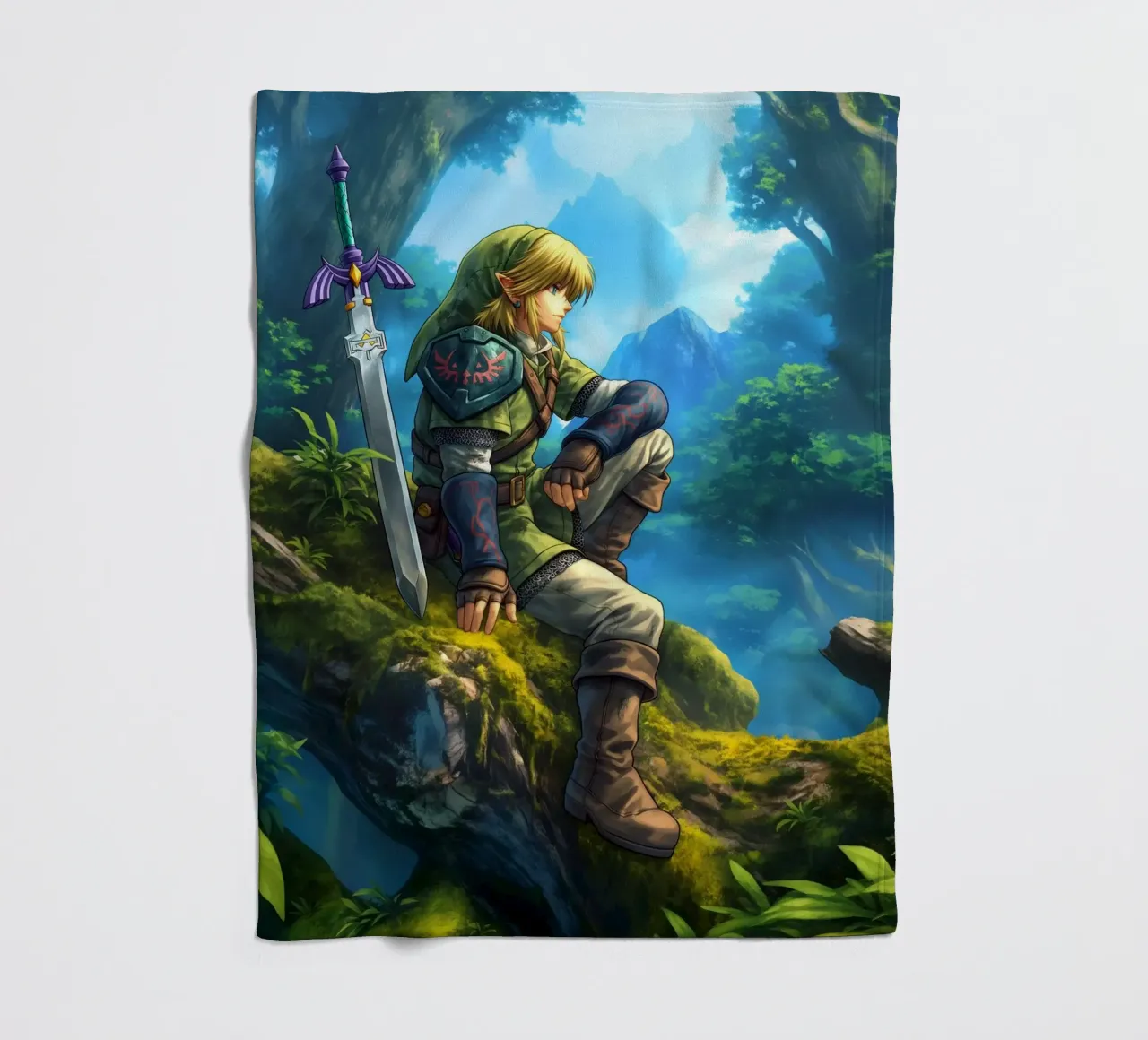 Link La leggenda di Zelda coperta in pile da Fleur de Lys