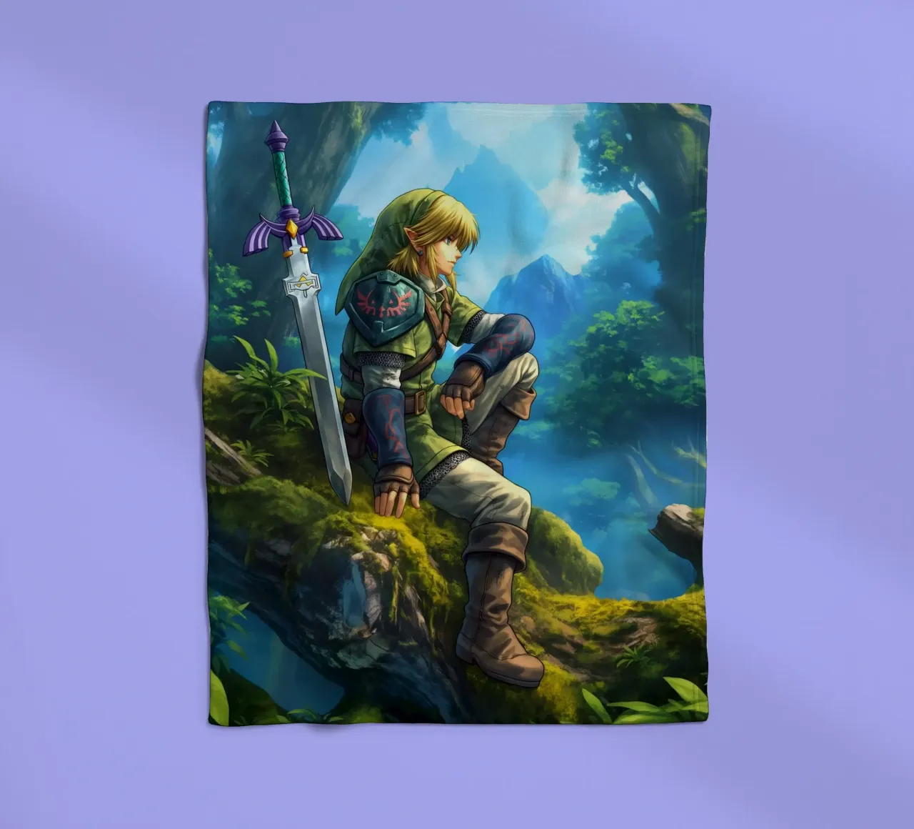 Link La leggenda di Zelda coperta in pile da Fleur de Lys