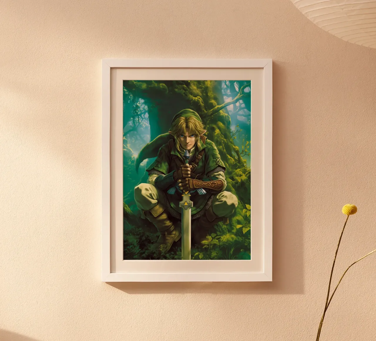 Link La leggenda di Zelda carta hahnemühle da Fleur de Lys