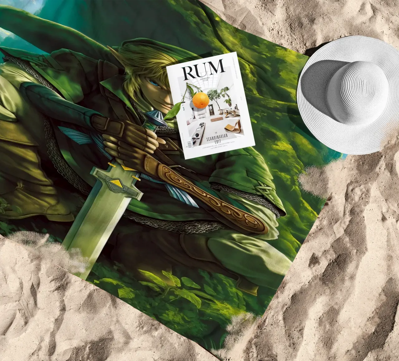 Link La leggenda di Zelda telo mare da Fleur de Lys