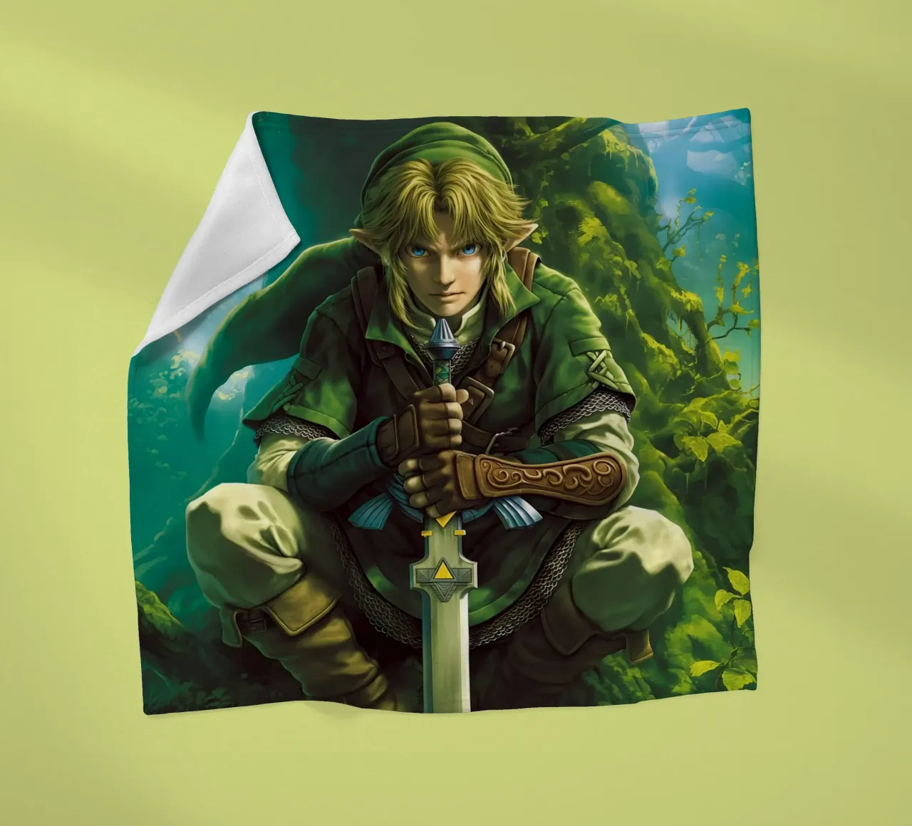 Link La leggenda di Zelda coperta in pile da Fleur de Lys